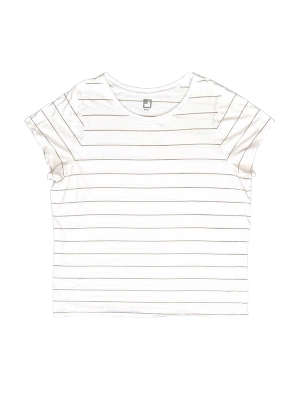JCPENNEY Women's Striped Short Sleeve Top